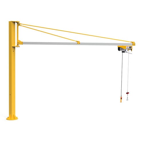 缶型容器上ジブクレーン - FMJC-5 - AARDWOLF INDUSTRIES LLC - 床置型 / 270° / 三角形分割