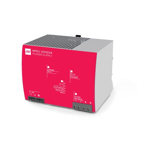 DINレール電源 - MPSU-1500-48-IB - Synapticon GmbH - AC/DC / 単一出力 / スイッチング