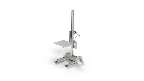 バッテリー式小型スタッカー - 90IE - EMA Ergonomía S.L. - 手押し型 / 24V / マテリアルハンドリング用