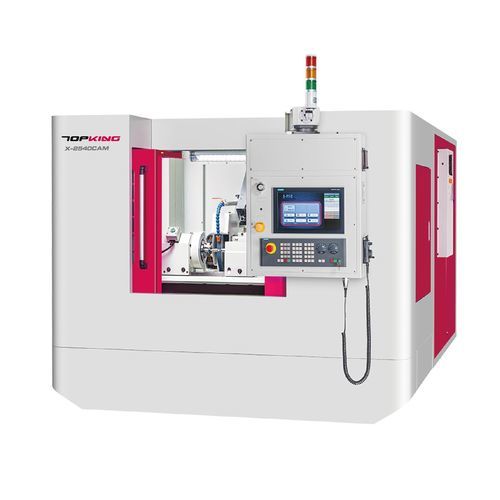 円筒研削機 - X-2540CAM - TOPKING - カム回転軸用 / 加工用部品 / 横型