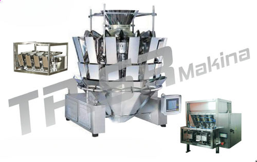 マルチヘッド計量機 - TR.SR Makina ith. ihr. San.ve Tic.Ltd.Şti., - 食品産業用 / ステンレススチール製 / 14ヘッド