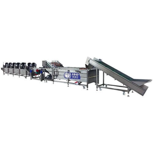 野菜用食品洗浄ライン - Zhucheng Jiapin Food Machinery Co., Ltd. - フルーツ用 / 葉もの野菜用 / 塊茎用