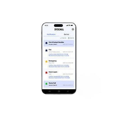 管理モバイルアプリケーション - Syscall Global - 通信 / 形態 / 追跡用
