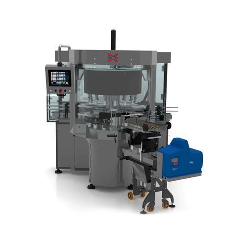 自動ラベル自動貼付機 - 720-H15-HM1 - Axtra Srl - 梱包用 / ボトル用 / 食品産業用
