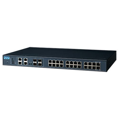 管理型イーサネットスイッチ - EKI-7428G-4CI - ADVANTECH/アドバンテック - 28 ポート / ギガビット / レベル 2