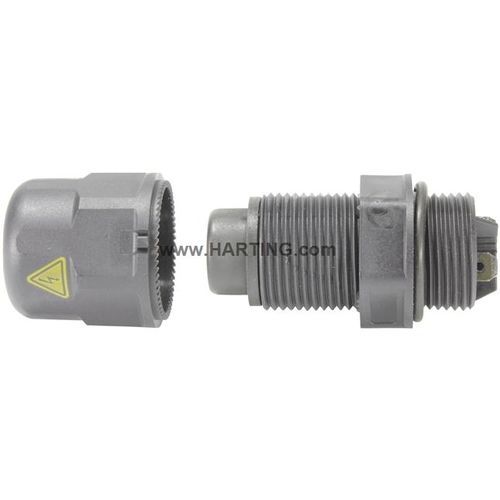 フランジフィードスルー端子 - HARAX® - HARTING - 胴製品用 / パネル / インサート用