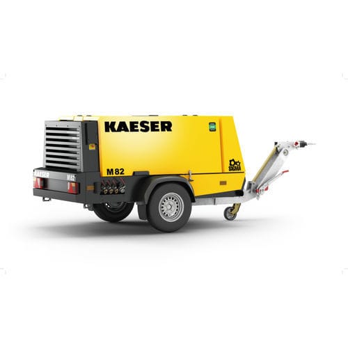 スクリューコンプレッサー - M82 - KAESER Kompressoren - エア / ディーゼルモーター付 / 移動型
