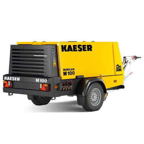 スクリューコンプレッサー - M100 - KAESER Kompressoren - エア / ディーゼルモーター付 / 移動型