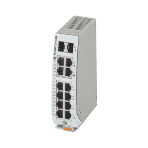 管理型イーサネットスイッチ - FL SWITCH 1012NT-2SFP - PHOENIX CONTACT GmbH & Co. KG - 14 ポート / RJ45