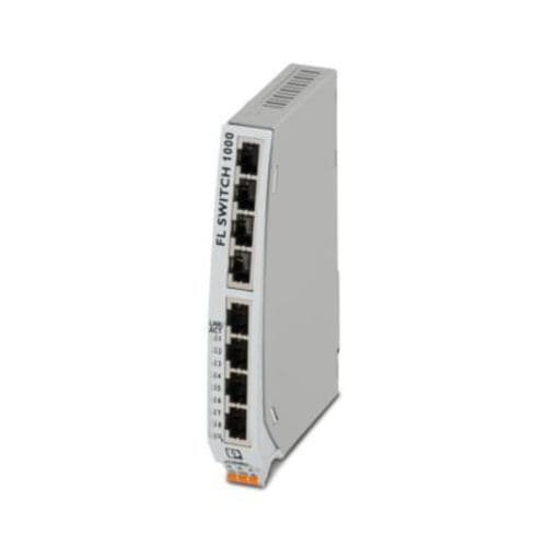 非管理型イーサネットスイッチ - FL SWITCH 1108NT - PHOENIX CONTACT GmbH & Co. KG - 8 ポート / DINレール / RJ45