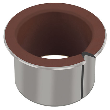 円筒形滑り軸受 - DTS10® - GGB - スチール製 / 焼結銅製 / PTFE
