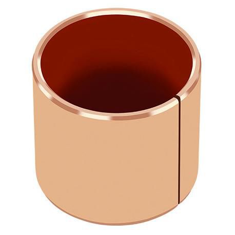 円筒形滑り軸受 - DP4-B - GGB - 青銅 / 焼結銅製 / PTFE