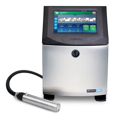 連続式インクジェット印刷機 - 1580 C  - VIDEOJET - 床置き / カラー / 産業用