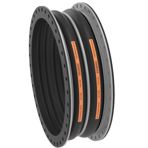 ゴム製伸縮管継手 - C-2 - STENFLEX Rudolf Stender GmbH - 円形 / フランジ取り付け / 軸方向