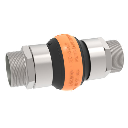 ゴム製伸縮管継手 - AG-5 - STENFLEX Rudolf Stender GmbH - 円形 / ねじ式 / 軸方向