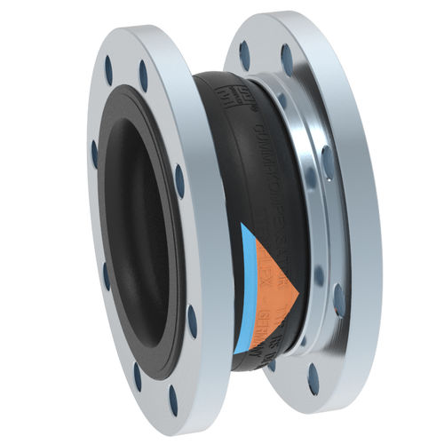 ゴム製伸縮管継手 - RS-1 - STENFLEX Rudolf Stender GmbH - 円形 / フランジ取り付け / 軸方向