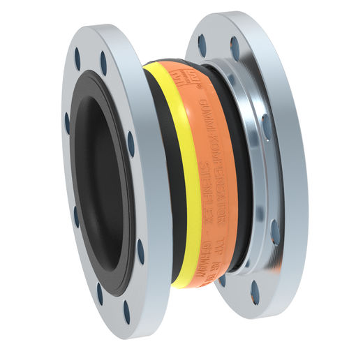 ゴム製伸縮管継手 - AR-1 - STENFLEX Rudolf Stender GmbH - 円形 / フランジ取り付け / 軸方向