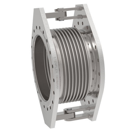 スチール製伸縮管継手 - SF-32 - STENFLEX Rudolf Stender GmbH - 円形 / フランジ取り付け / 溶接