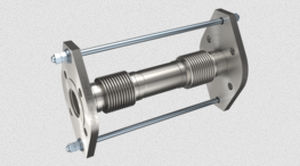 スチール製伸縮管継手 - SF-25 - STENFLEX Rudolf Stender GmbH - 円形 / フランジ取り付け / 配管用