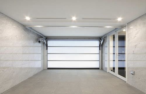 セクショナルドア - HTU - Puertas Angel Mir - ガラス繊維 / 屋外用 / 産業用