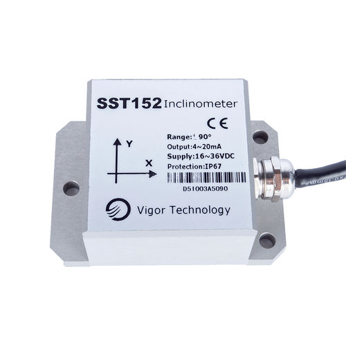 RS-485傾斜センサ - SST100 - Shanghai Vigor Technology Development Co., Ltd. - 多軸 / MEMS / アルミニウム製ケース付