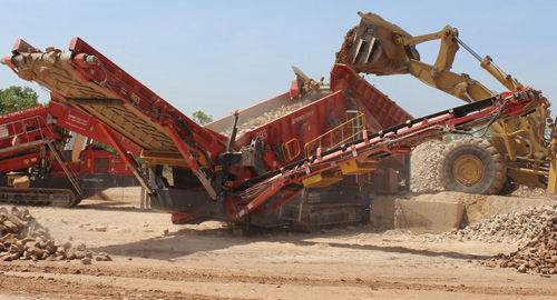 建設現場用ふるい機 - 893 - TEREX Mobile Processing Equipment - 鉱山用 / リサイクル用 / 移動式