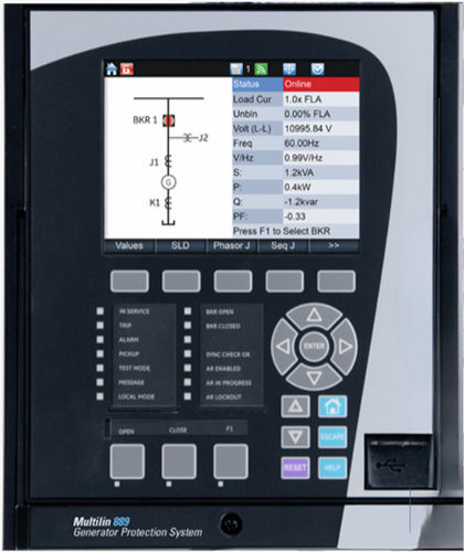 発電機用保護継電器 - Multilin 889 - GE Grid Solutions - 変圧器用 / IEC / プログラム可能