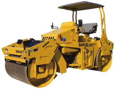 タンデムロードローラー - max. 8 000 kg (17 640 lbs ) | SW652-1/SW652-1K Series - SAKAI HEAVY INDUSTRIES - 振動 / 関節付き