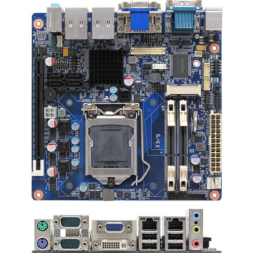 Mini-ITXマザーボード - MX61H - BCM Advanced Research - Intel® Core™ i シリーズ / intel H61 / DDR2