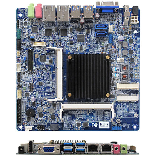 Mini-ITXマザーボード - MX1900J - BCM Advanced Research - Quad Core / Intel® Celeron J1900 / Intel®