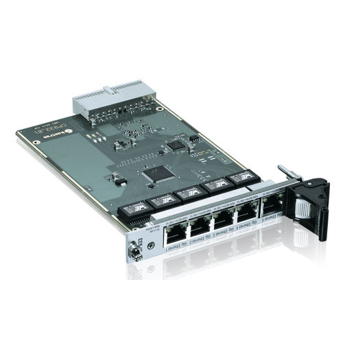 管理型イーサネットスイッチカード - CP933 - Kontron/コントロン - 5 ポート / レベル 2 / ギガビットイーサネット