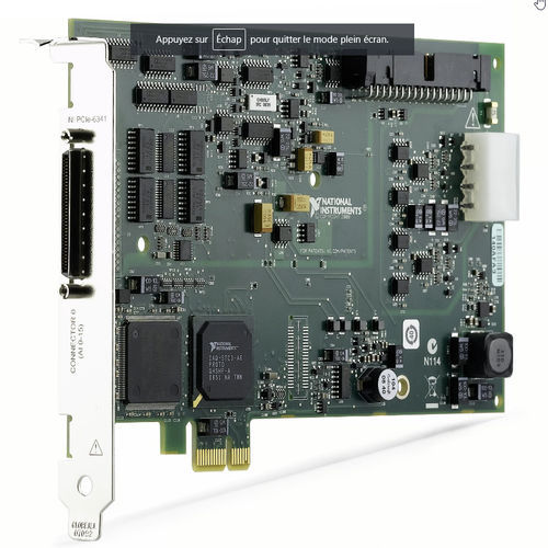 デジタル入出カード - PCIe-6341 - NATIONAL INSTRUMENTS/ナショナルインスツルメンツ - アナログ / 入出力24 / 入力16