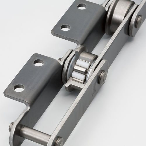 スチール製コンベヤチェーン - RF series - Tsubakimoto Chain/つばき - プレート落ち込み型 / 滑剤不使用ローラー式ベアリング / 滑剤不使用