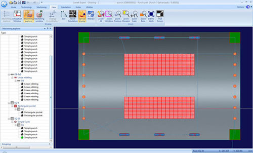 プログラミングソフトウェア - Lantek Expert Punch - Lantek Sheet Metal Solutions S.L. - CAD/CAM / CNC押し抜き機用