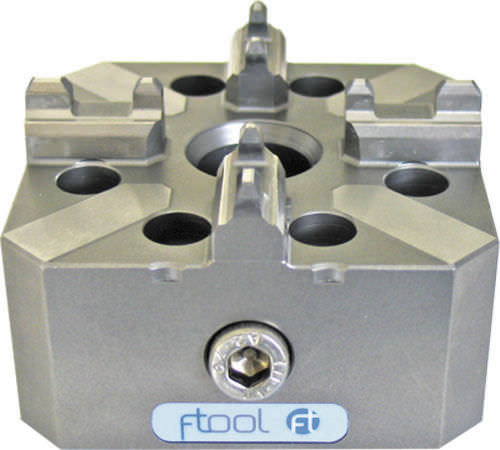 手動締結回転チャック - FT 01043 - F-Tool - 4爪 / 放電加工機用 / クランプ