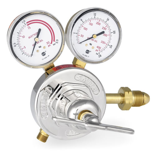 アセチレン用圧力調整器 - Smith® 40 - Miller Electric Mfg. - 膜 / 一段 / 真ちゅう製