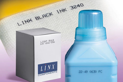溶剤系インク - 3240 - LINX PRINTING TECHNOLOGIES LTD - プラスチック用 / ガラス用 / 黒色