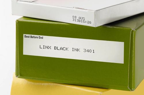 インクジェット印刷用インク - 3401 - LINX PRINTING TECHNOLOGIES LTD - 溶剤系 / ボール箱用 / 黒色