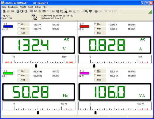 インターフェイスソフトウェア - METRAWIN 10 - GOSSEN METRAWATT GmbH