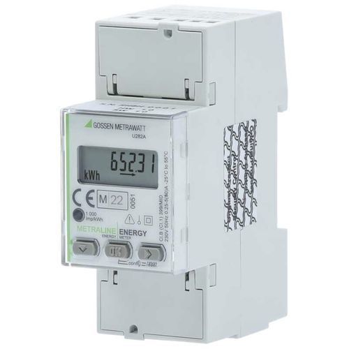 単相電力メーター - U282 B - GOSSEN METRAWATT GmbH - DINレール / Modbus RTU / MID認証