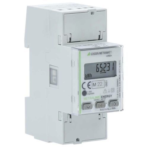 単相電力量計 - U282 C  - GOSSEN METRAWATT GmbH - DINレール / デジタル / MID認証