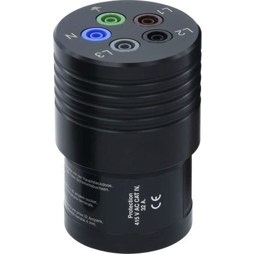 テスト用電気アダプター - METRALINE A3-32 - GOSSEN METRAWATT GmbH - ゲージ / CEE / プラスチック製