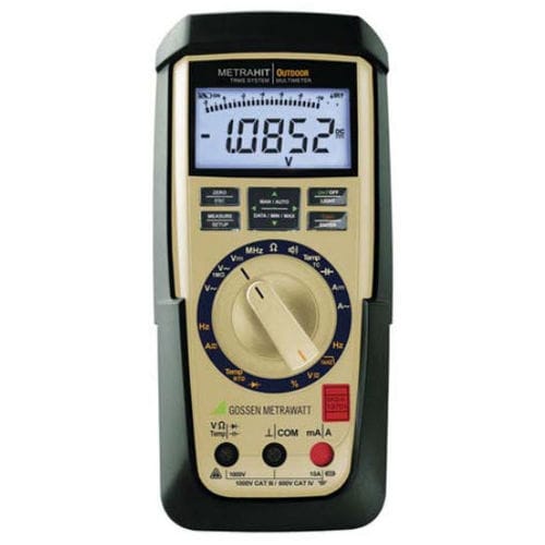 デジタルマルチメーター - METRAHIT OUTDOOR  - GOSSEN METRAWATT GmbH - 棒グラフ表示付き / 携帯型 / 1000 V