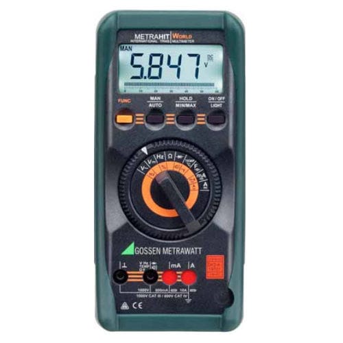 デジタルマルチメーター - METRAHIT WORLD   - GOSSEN METRAWATT GmbH - 棒グラフ表示付き / 携帯型 / 1000 V