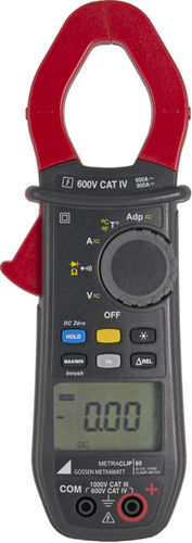 デジタルクランプマルチメーター - METRAclip 85 - GOSSEN METRAWATT GmbH - 携帯型 / 1000 V / cat IV