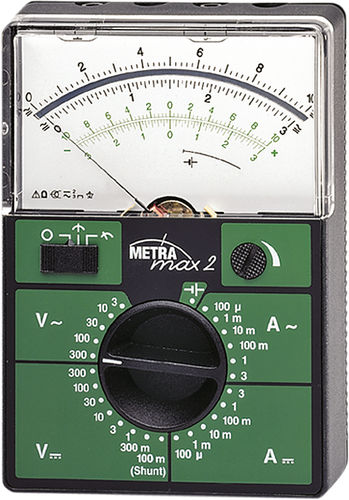 アナログマルチメーター - METRAmax 2 - GOSSEN METRAWATT GmbH - 携帯型 / 300 V / 3 A