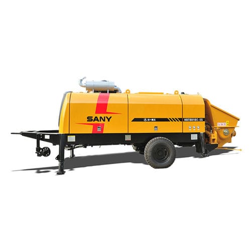 トレーラー上コンクリート ポンプ - HBT6016C-5S(T3) - SANY - 工事現場用 / ピストン式 / 工業用
