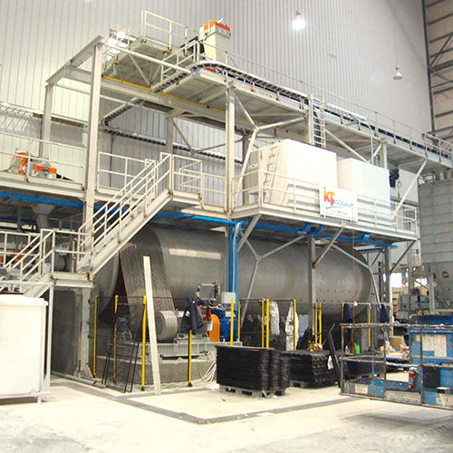 粉末用粉砕機ライン - CBM Series - ICF & WELKO - 裁断機付