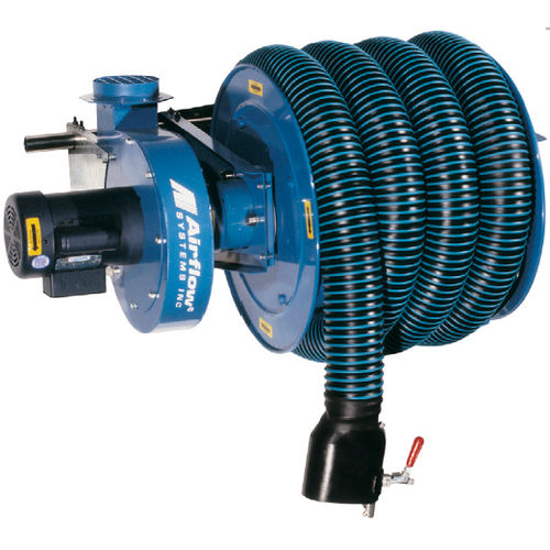 自動車用排気ガス抽出システム - VES series - Airflow Systems - 修理工場用 / ガレージ用 / チューブ巻き取り機付