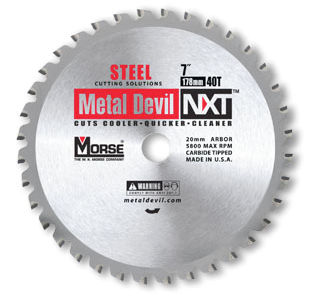 円形鋸刃 - Metal Devil NXT - M. K. Morse - 炭化物 / 金属用